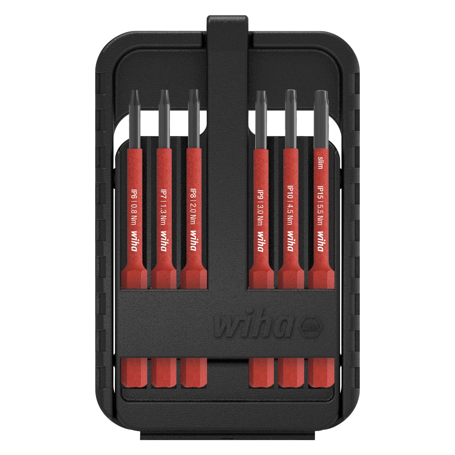 Wiha Bit Set slimBit electric TORX PLUS in slimBitBox (TX Plus) (SB2831B601)
