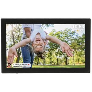Denver Digitaler-Bilderrahmen PFF-2160, mit WLAN, 21,5 Zoll Touchscreen, 32 GB interner Speicher, schwarz