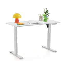 hjh OFFICE Elektrisch höhenverstellbarer Schreibtisch Worktime Kid Melaminharzbeschichtete Spanplatte