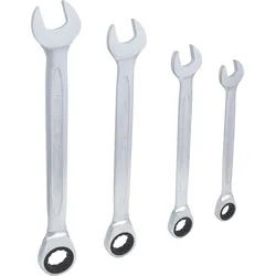 KS Tools GEARplus Ratschenringmaulschlüssel-Satz, 4-tlg 24-32mm - 503.4270
