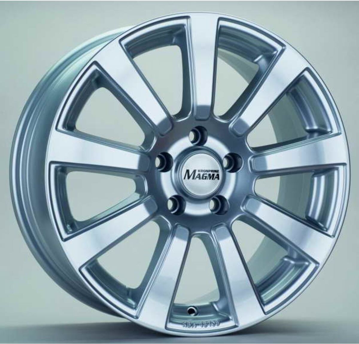 Jante alu 14 pouces MAGMA Interio 4x108 6J ET38, Farbe Silber