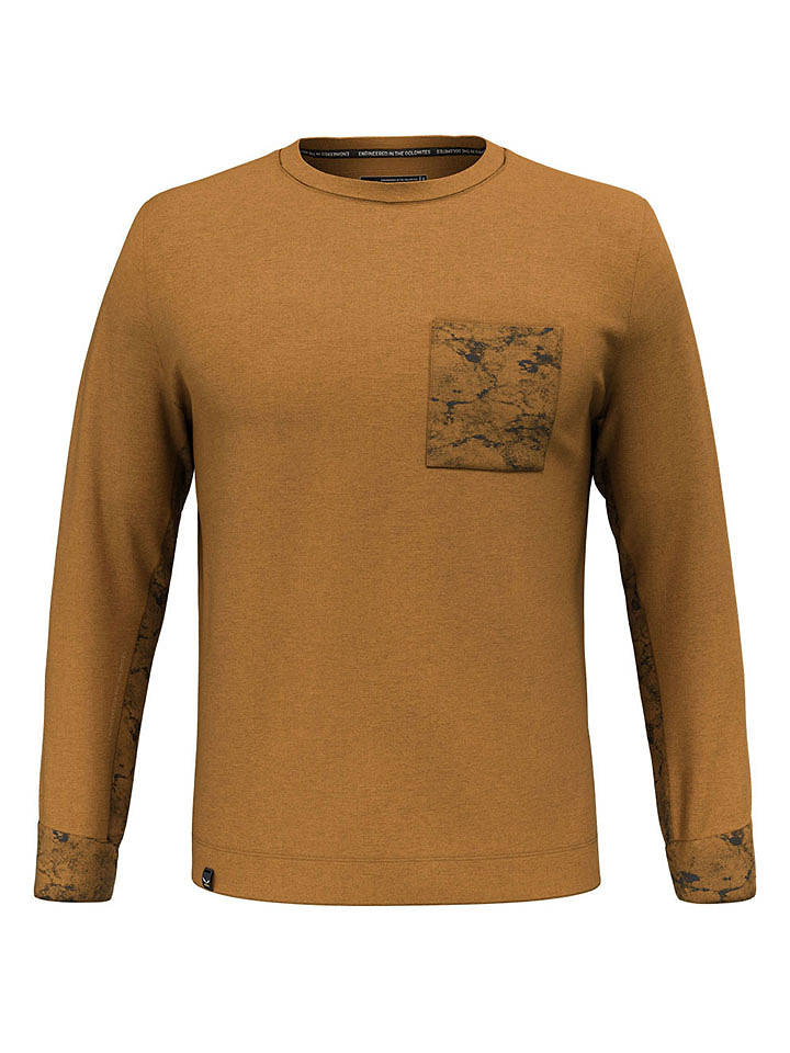 Salewa Pullover "Lavaredo" in Hellbraun - L