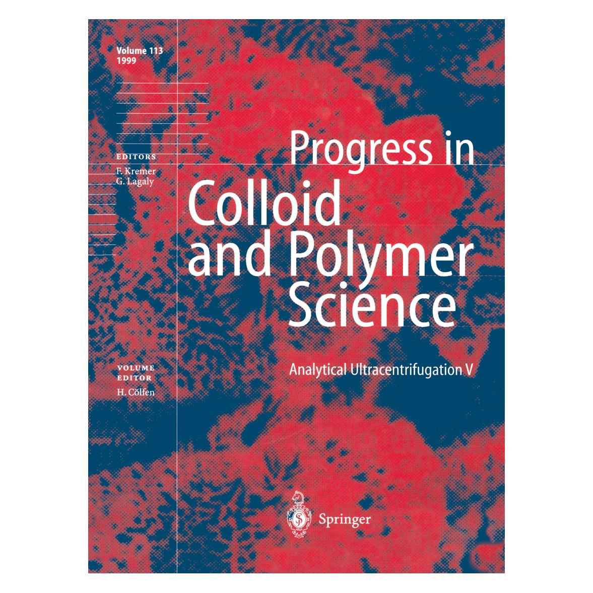 Springer Analytical Ultracentrifugation V (Englisch, Softcover, H. Cölfen) (55531465)