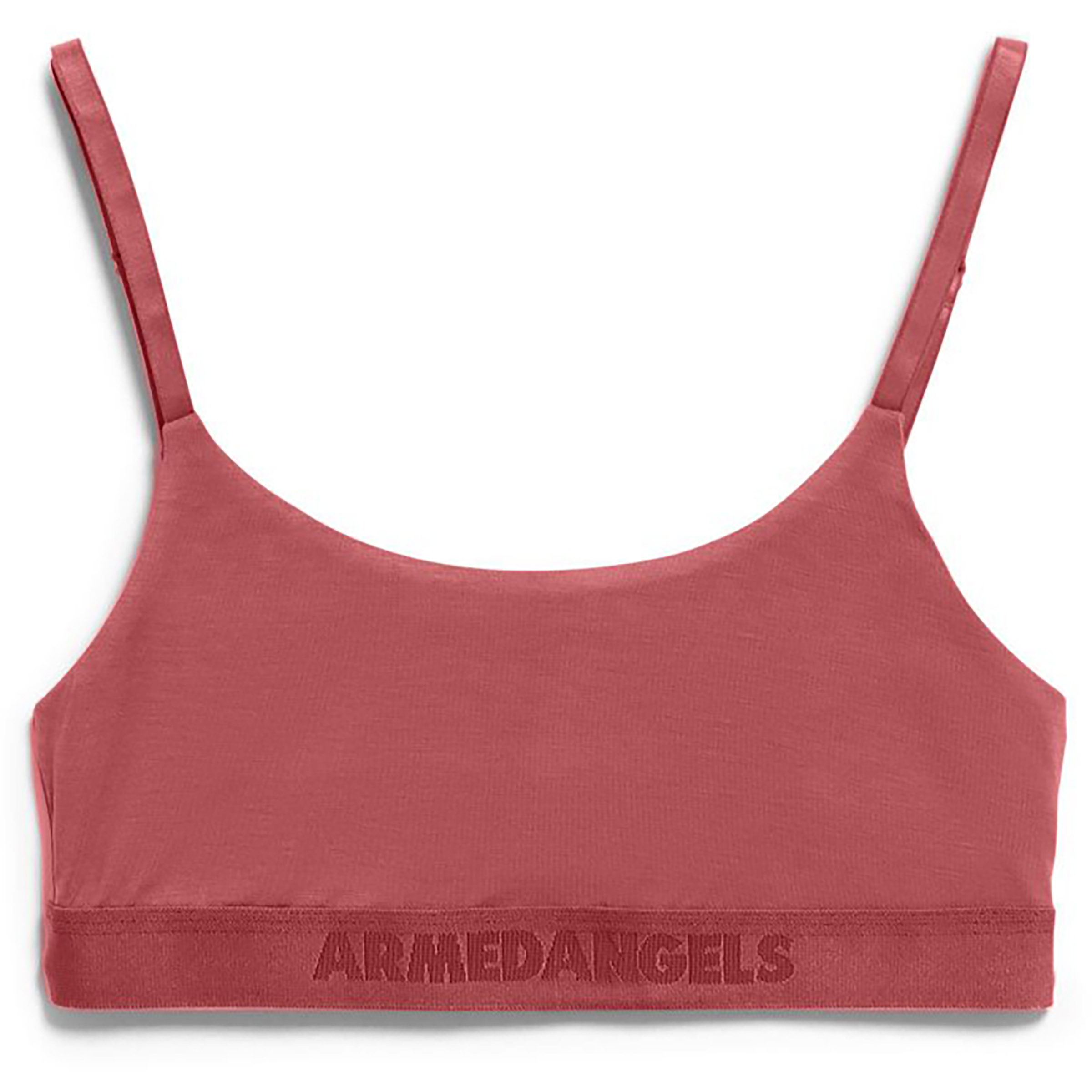 Armedangels Tovaa BH Damen Sport-BHs rot Größe L Lifestyle Hautfreundlich