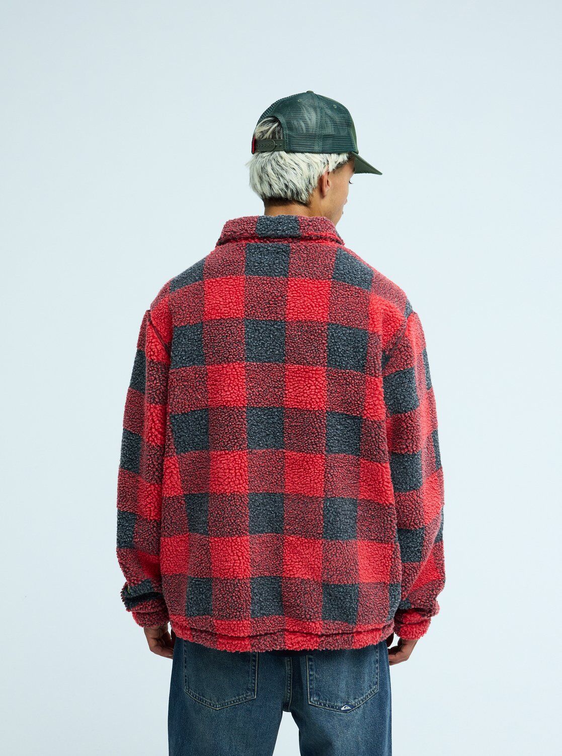 Fleecejacke QUIKSILVER "BM BUFFALO SHERPA", Herren, Gr. S, buffalo sher, Obermaterial: 100% Polyester, Jacken Fleecejacke, für sportliche Looks, als Zwischenschicht vielseitig einsetzbar buffalo sher S