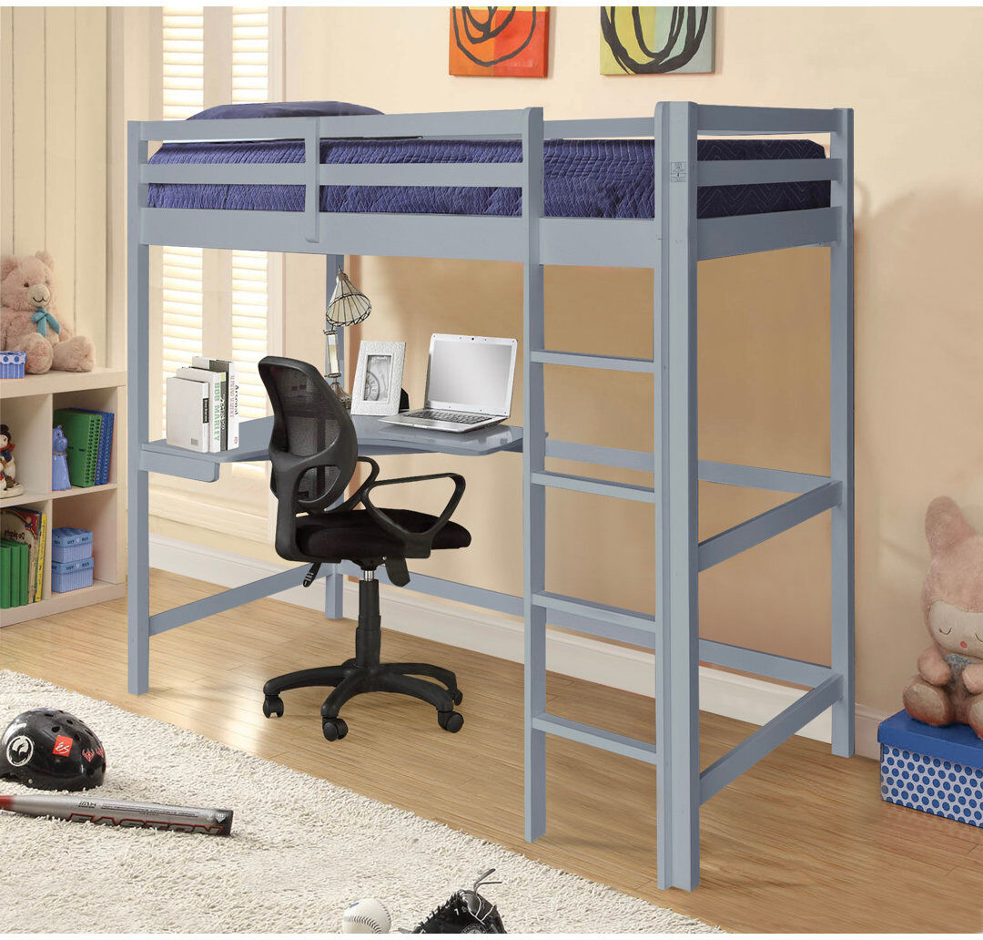 Harriet Bee Rumer Glen 90 X 190cm High Sleepers Grey