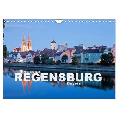 Regensburg - Bayern (Wandkalender 2027 DIN A4 quer), CALVENDO Monatskalender