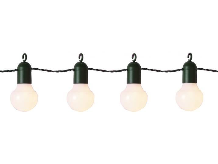 LED-Lichterkette Hooky , opal, Dioden 20 Stk. Flammen 20 Stk., Gesamtlänge 5,7m, PARFORCE TRADITIONAL HUNTING, Lichterketten, Länge ca. 5,7 m, outdoor, Vierfarb-Karton, LED-Lichterkette