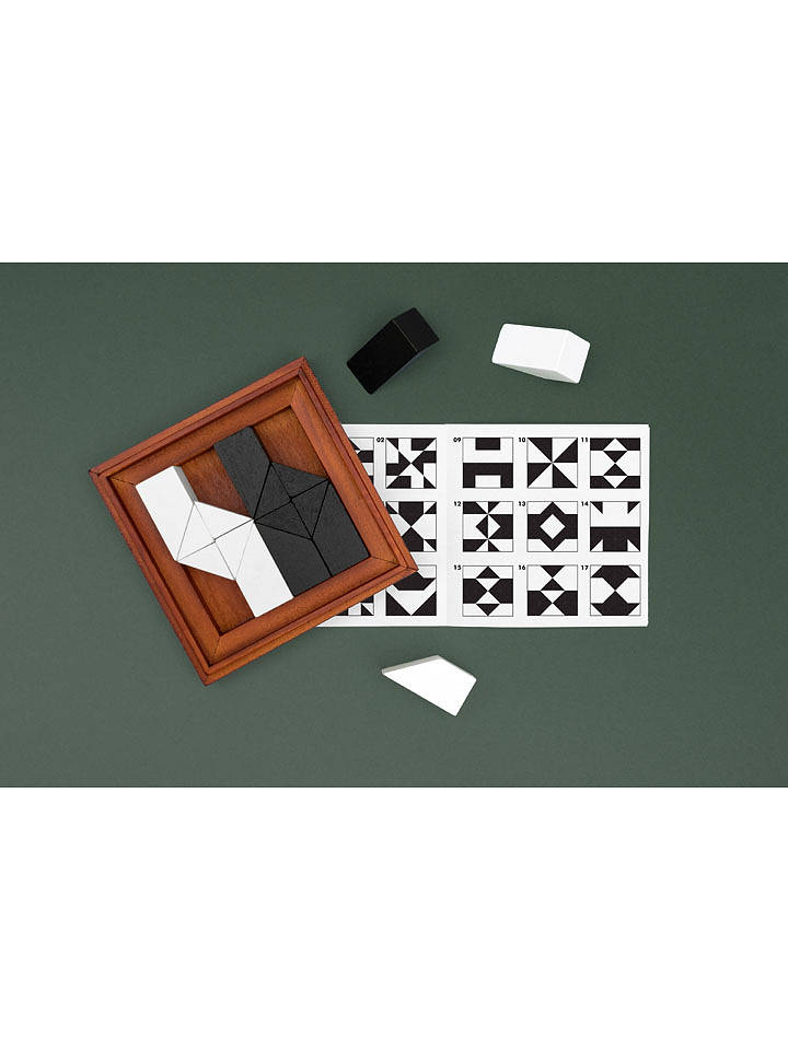 Luckies Original Tangram-Puzzle ''Shapeshifter'' in Braun - ab 8 Jahren - onesize