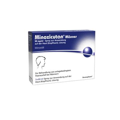 Minoxicutan Männer 50 mg/ml Spray 3x60 ml Lösung