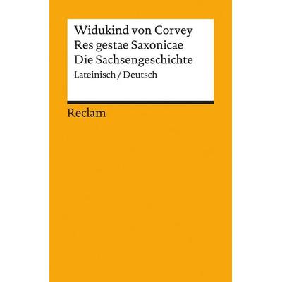 Res gestae Saxonicae / Die Sachsengeschichte, Taschenbuch von Widukind Corvey, Reclam, Philipp