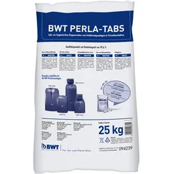 BWT Regeneriermittel Perla Tabs Siedesalz DIN 19604, 25 kg