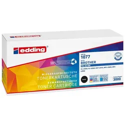 Edding, Toner, EDD-1077 schwarz Toner ersetzt brother TN-421BK (BK)