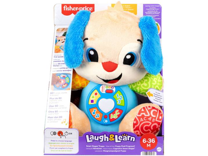 Fisher Price Lernspass Hündchen (De,Fr,En) 6+ Monate
