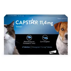 Capstar für kleine Hunde und Katzen bis 11 kg 6 St
