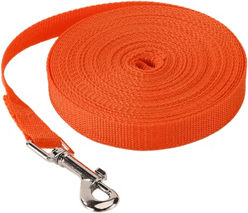 Inspire Picks Long Training Dog Leash Extended Nylon Rope Lead For Outdoor Walking & Puppy Training orange 30m(100ft)