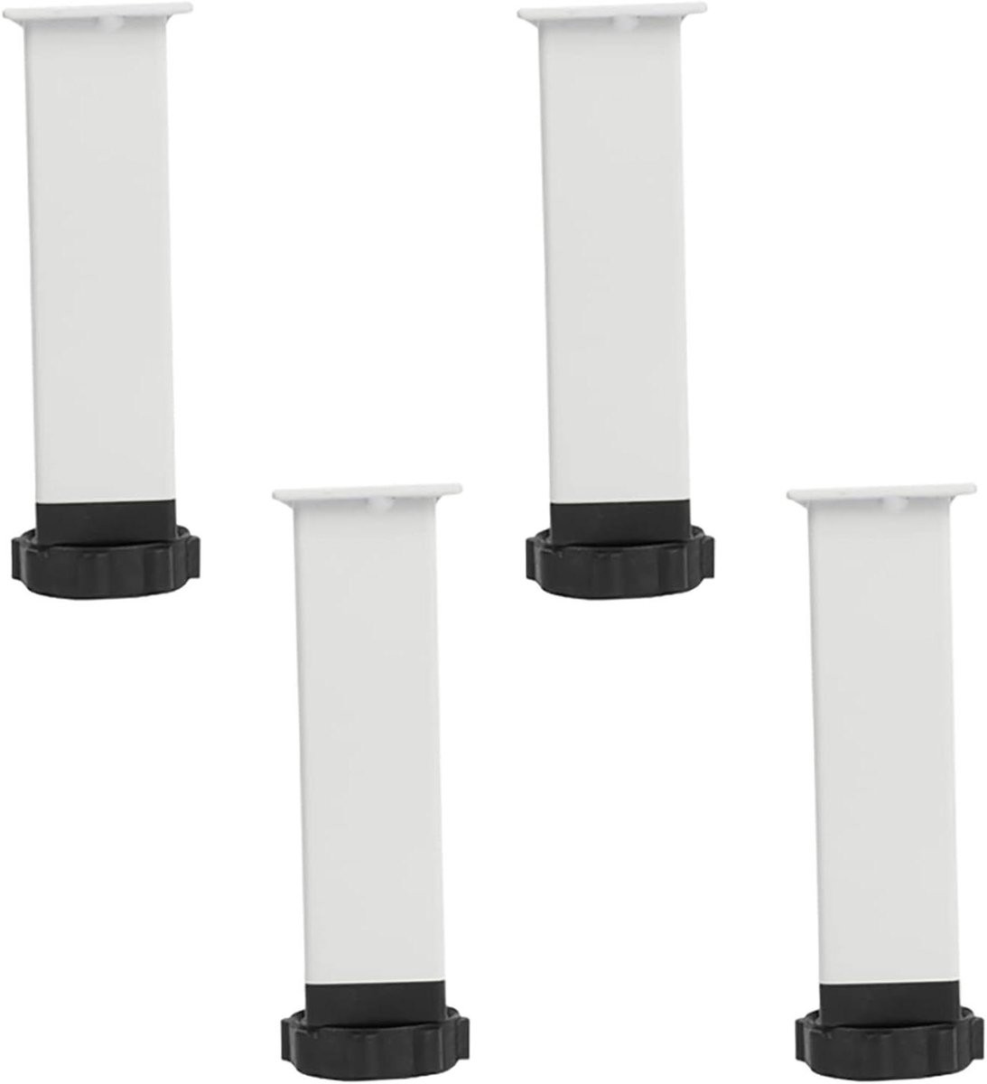 Verstelbare bankpoten set wit - 35 cm - Meubelondersteuning om je meubels te verhogen