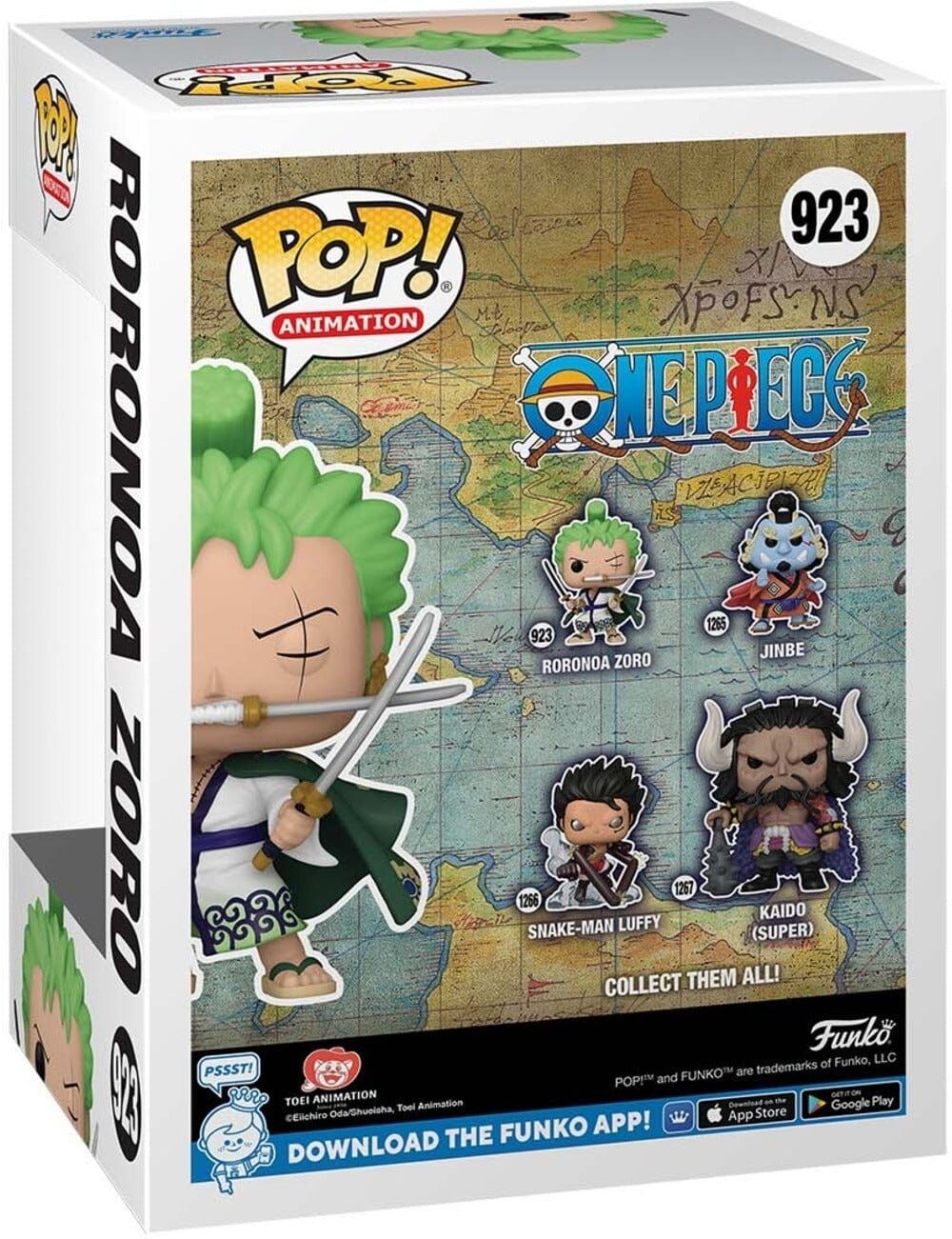 Funko Pop! Vinyl - One Piece - Roronoa Zoro Collectible Anime Action Figure