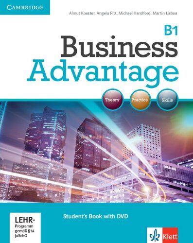 Almut Koester - Business Advantage B1. Intermediate. Personal Study Book with DVD - Preis vom 09.10.2026 07:28:09 h