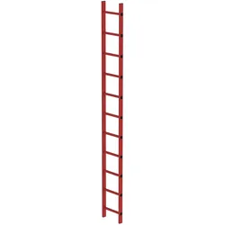 Munk, Leiter + Gerüst, Schachtleiter GFK 300mm Lichte Weite 11 Sprossen (308 cm)