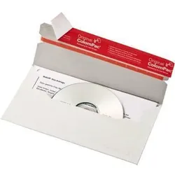 Colompac CD/DVD-Versandtasche CP040.16 12,1x22cm weiß