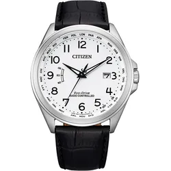 Citizen CB0250-17A Eco-Drive Funk-Solaruhr für Herren mit Lederband