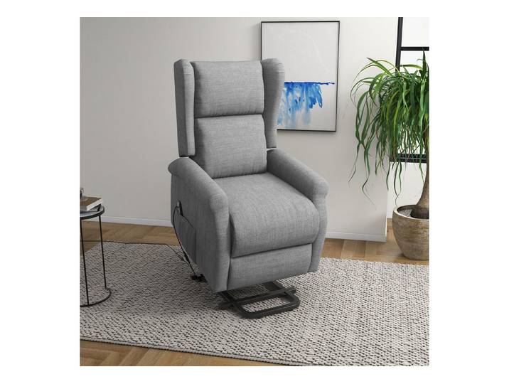 HOMCOM Relaxsessel Fernseh-/TV-Sessel mit Liegefunktion und Fernbedienung (Set, 1-St., 1), Elektrische Aufstehhilfe, 135° Liegefunktion