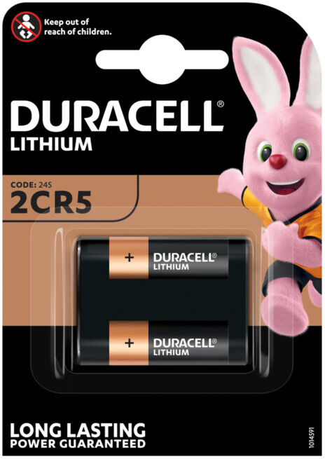 Hückmann Batterie lithium 6V 2CR5 Duracell D2CR5 (blister 1) (110279)