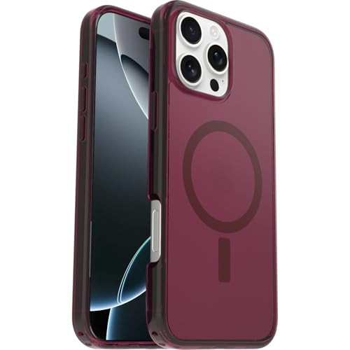 OtterBox Symmetry Series Clear MagSafe Hoes voor iPhone 16 Pro Max, Rood