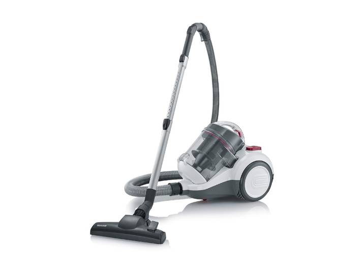 SEVERIN Bodenstaubsauger CY 7088 Grau/Weiss , grau (grau, weiß), B:27cm H:32cm T:40cm, Bodenstaubsauger, Bodenstaubsauger