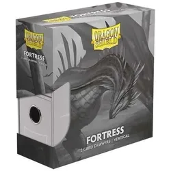 Dragon Shield DS Fortress - 2-Card Drawers Vertical - White