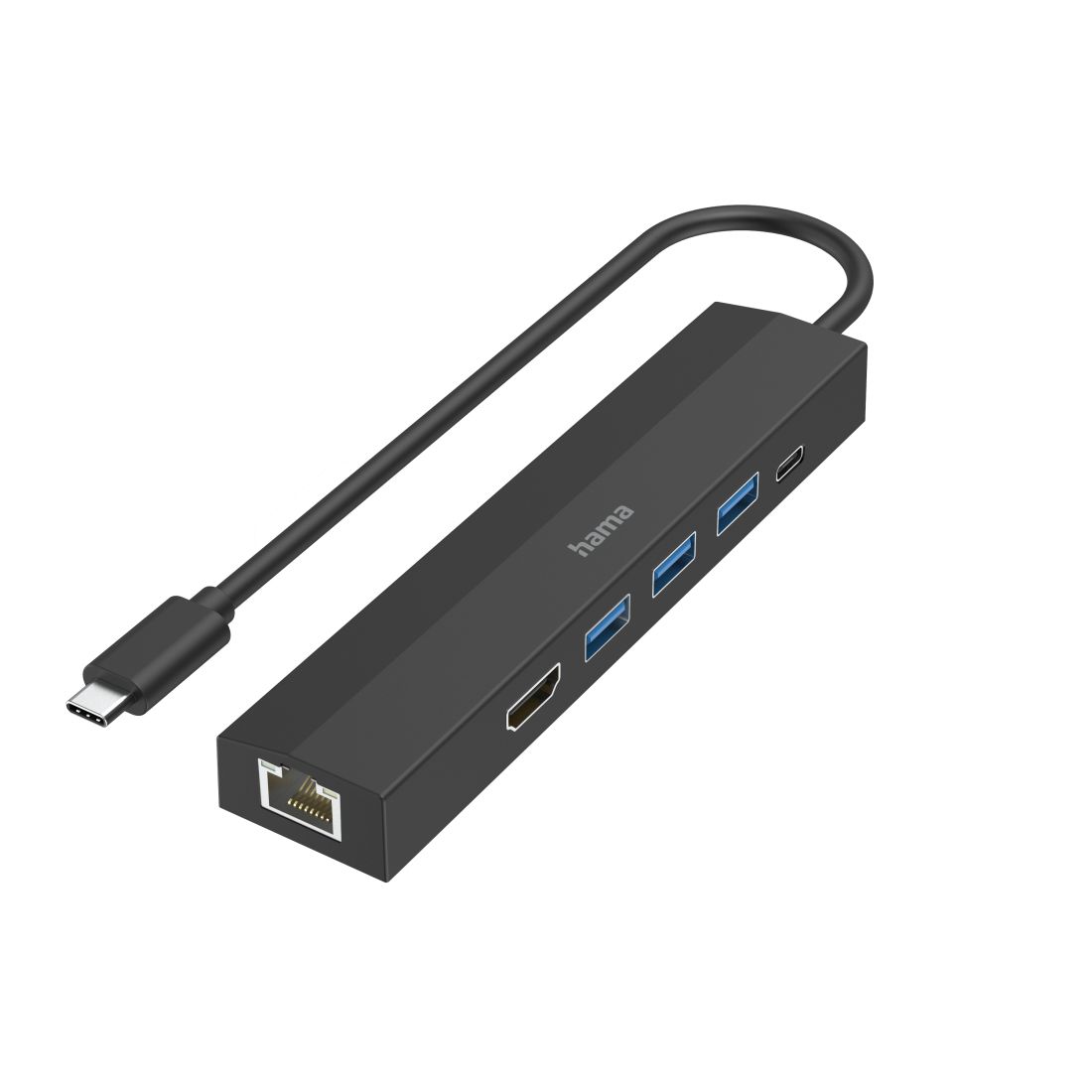 Hama 200144 6-Port USB-C Hub (Schwarz) 00200144