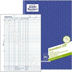Avery Zweckform Kassenbuch »1226« A4 100 Blatt weiß