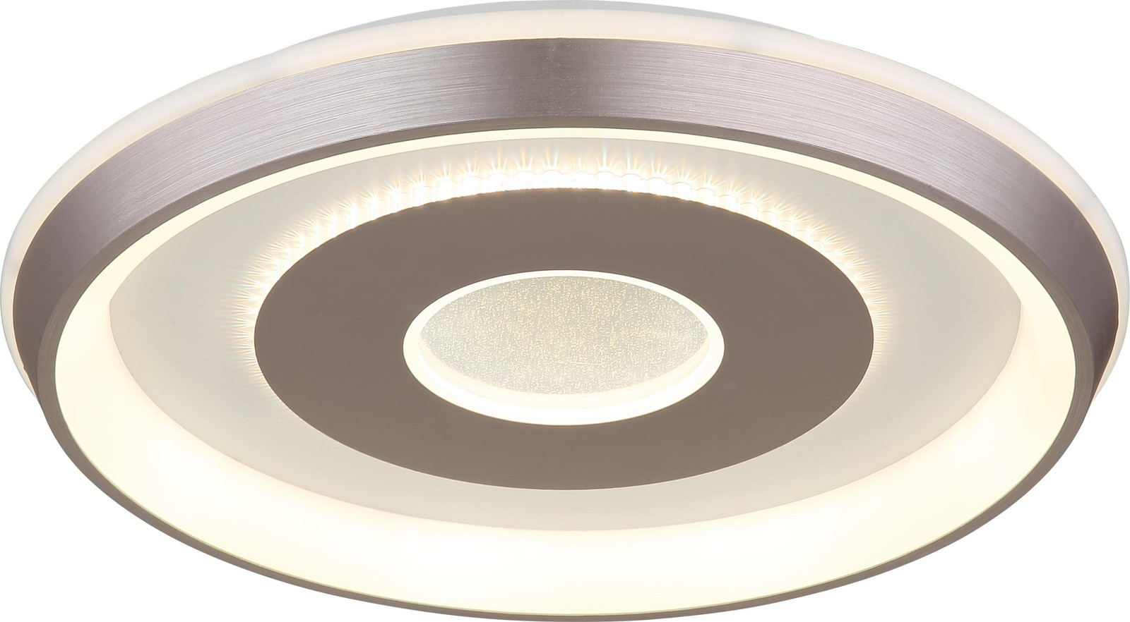 Globo Williamson Plafondlamp wit/beige Ø 49 cm