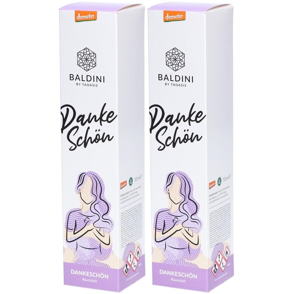 Baldini Raumduftset Dankeschön demeter 2x 2x50 ml