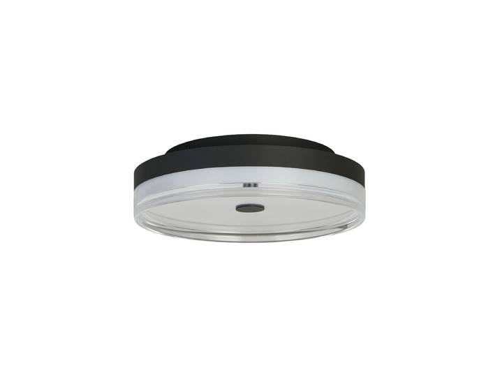 Dimmbare LED Design Deckenlampe „Cyprus“ Schwarz Ø 40 cm Searchlight