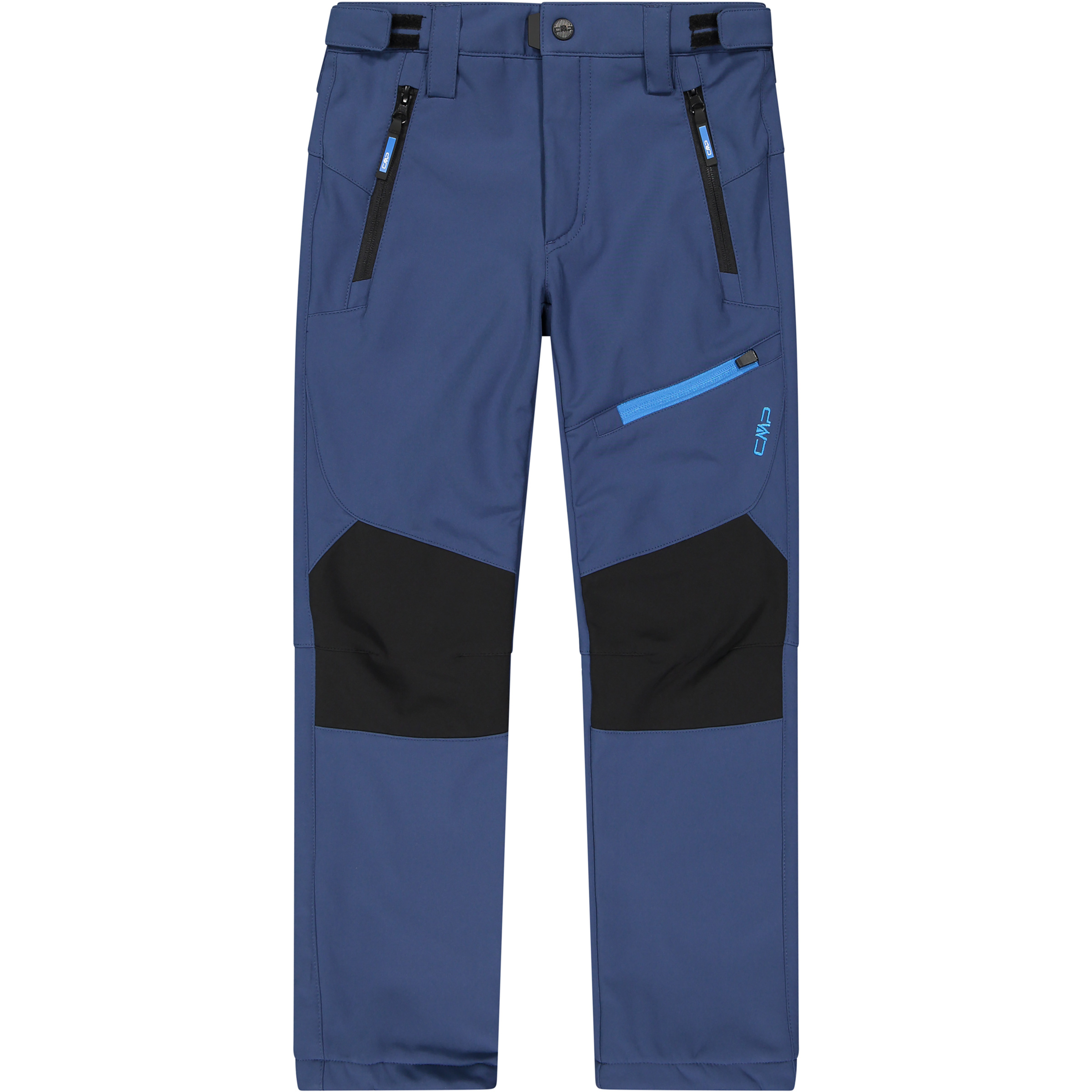 CMP Softshell Hose Kinder Softshellhose blau Größe 140 Camping Elastisch Wasserabweisend