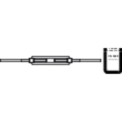 Spannschloss DIN 1480 offene Form Stahl 3.6 geschmiedet M16 0 x 170mm