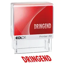 Colop Selbstfärbender Textstempel Printer 20/L »Dringend« rot, 5.8x7x3 cm