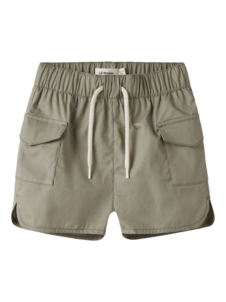 Lil Atelier Badeshorts "Andy" in Khaki - 116