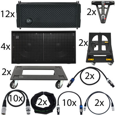 DAS Audio EVENT 12x26A/4x218A Bundle noir