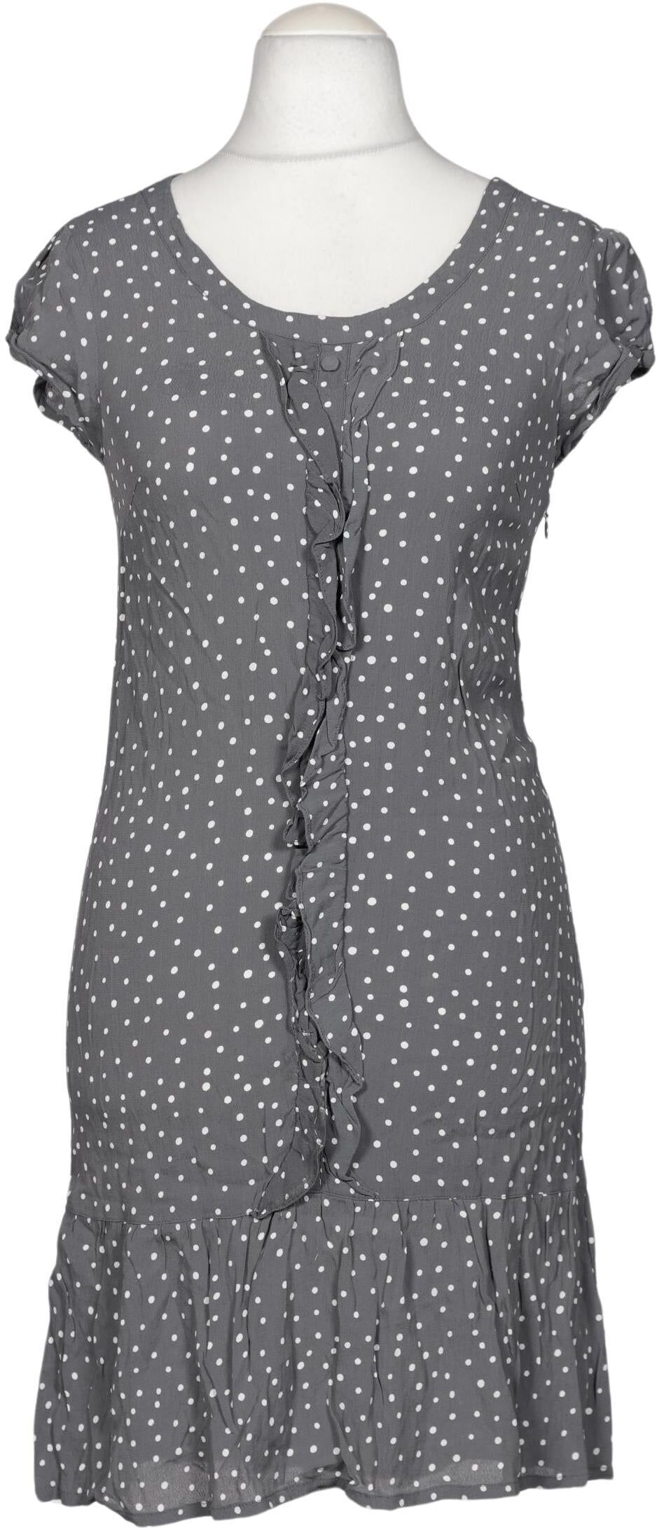 Monsoon Damen Kleid, Grau, Gr. EU 38, Viskose - Second Hand