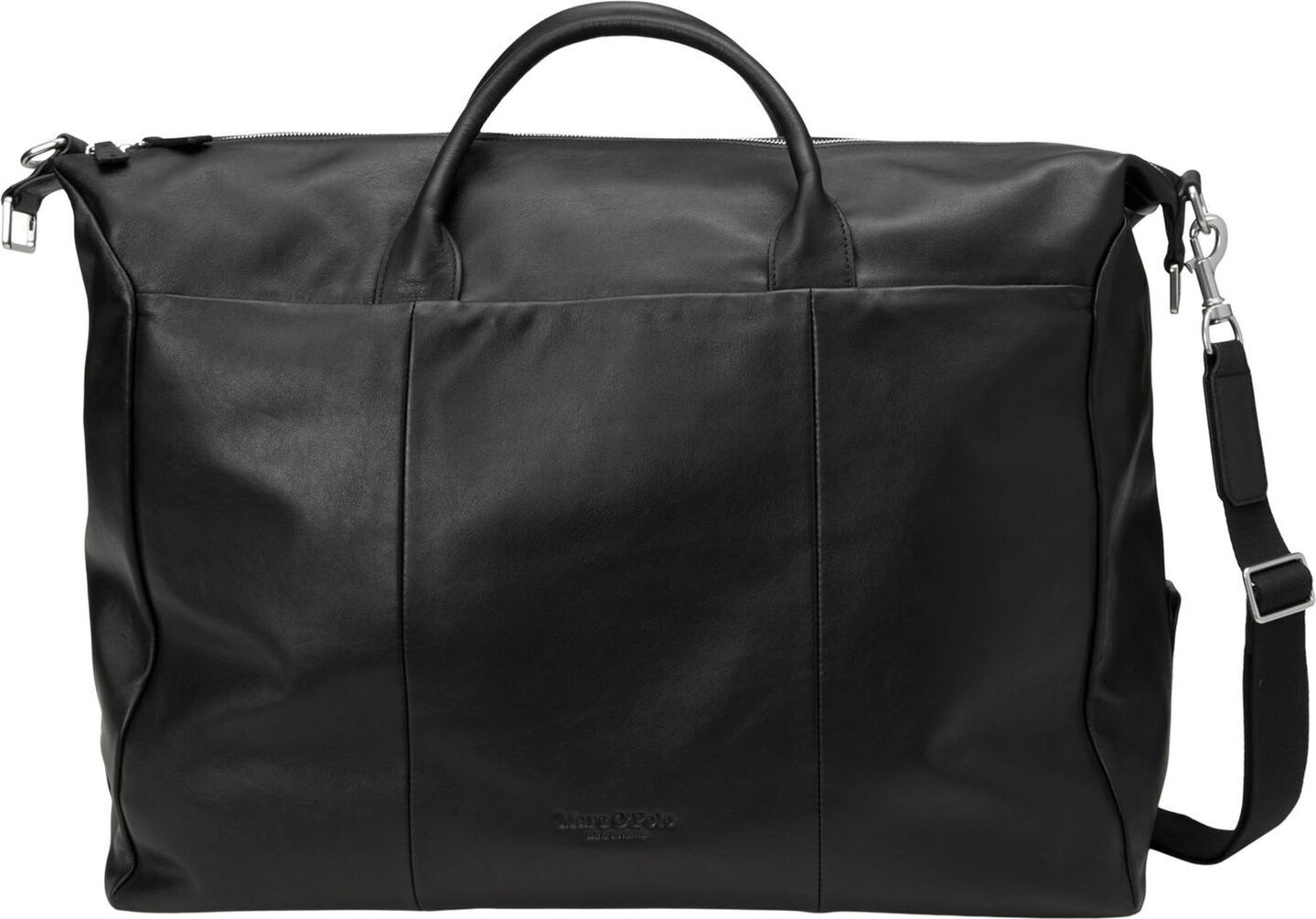 Marc O'Polo Leder Reisetasche Weekender Davis Black schwarz