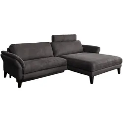 ECKSOFA MIT MOTORISCHER RELAXFUNKTION MALTA Anthrazit Webstoff Relaxfunktion