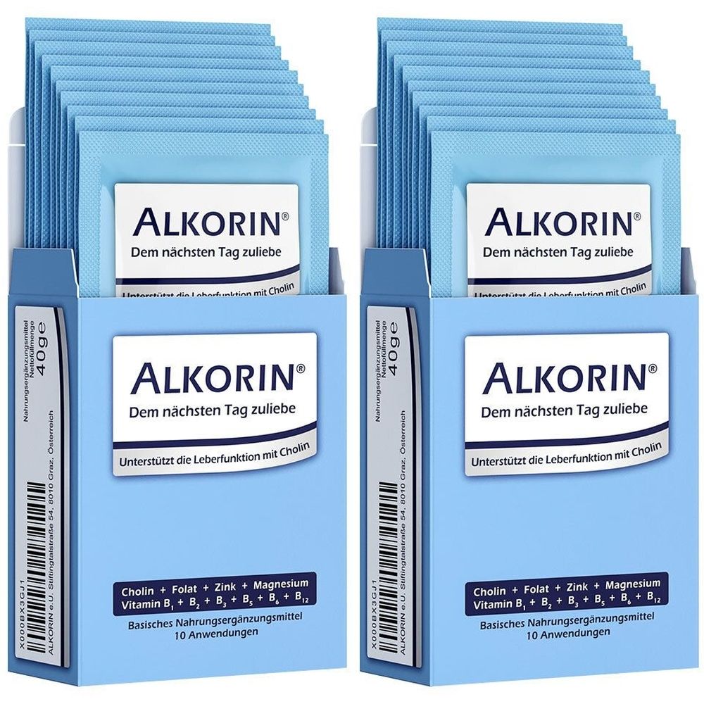 Alkorin PLV Sach 4G x2 2x10 St Pulver zur Herstellung einer Lösung zum Einnehmen