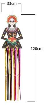Uplift Picks Crashing Flying Witch Halloween Outdoor Decoration flower Bride