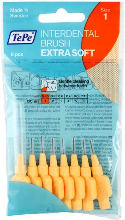 TePe Extra Soft brossettes interdentaires 0,45 mm 8 pcs