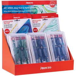 Aristo, Kasse, Art Series Display, 12 Stk. je 3x 18101B, 18102B, 55808, 55809