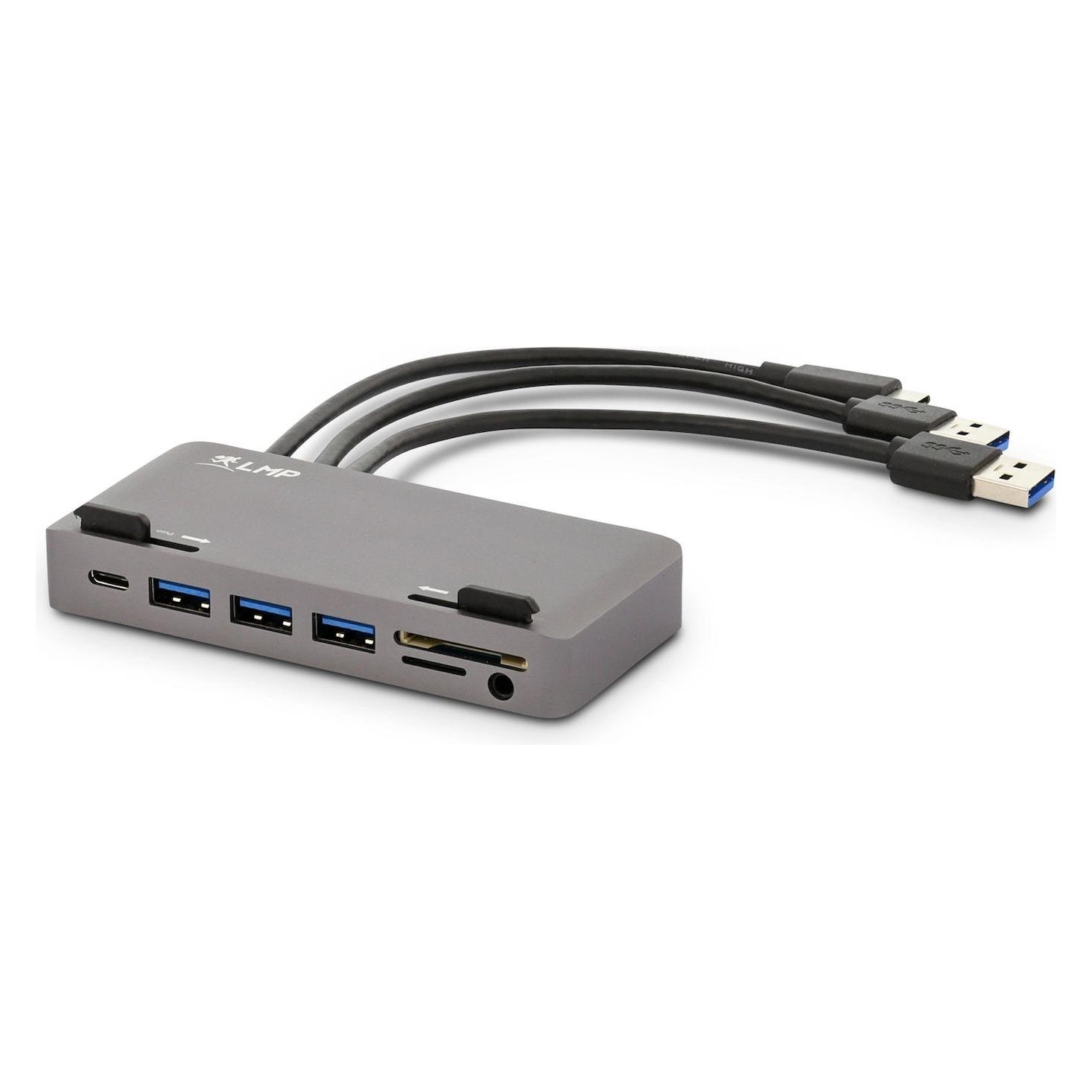 LMP Attach Dock Pro 10 Port SG,Mini-DP,HDMI (USB-C, 10 Ports) (18633)