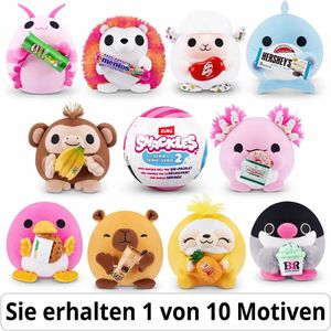 Snackles Kuscheltier 77572 Serie 2, sortiert, ab 3 Jahre, 13 cm